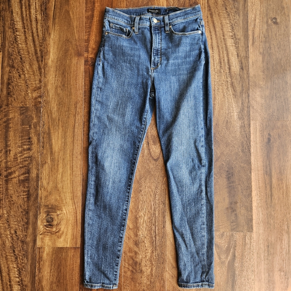 Banana Republic High Rise Skinny Jeans Size 28 Blue